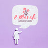 Woman'S Day Concept Mock-Up Psd