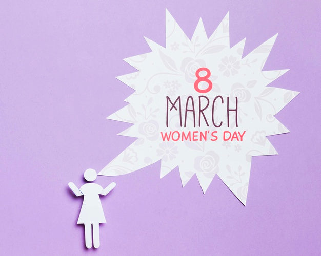 Woman'S Day Concept Mock-Up Psd