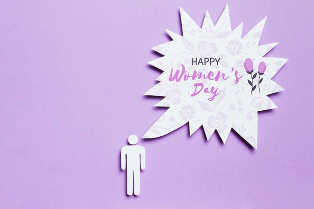 Woman'S Day Concept Mock-Up Psd