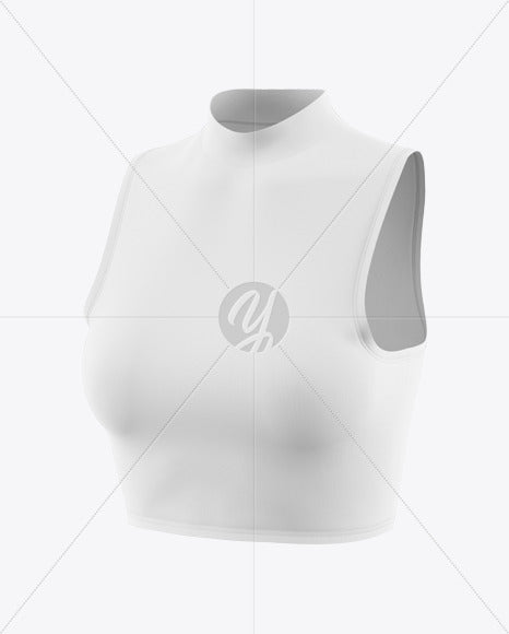 Women'S Crop Top Mockup
