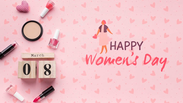 Womens Day Celebration With Mock-Up Psd