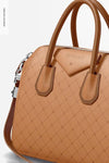 Womens Leather Bag Mockup Close Up Psd