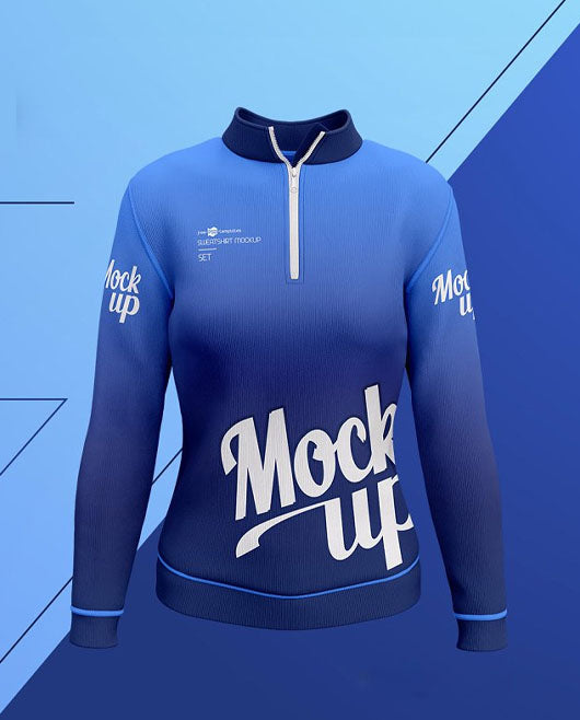 Women’S Sweatshirt Mockup Set