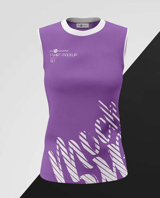 Women’S Tank T-Shirts Mockup Set
