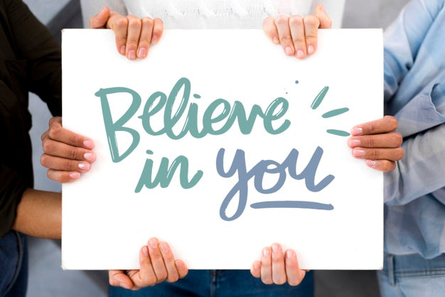 Womens With Positive Quote Psd