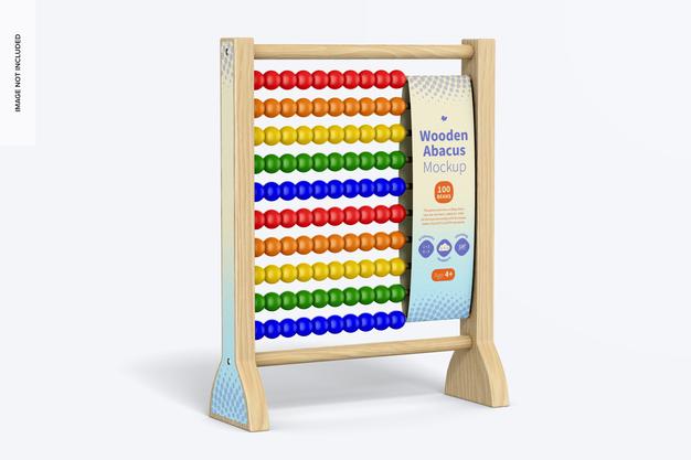 Wooden Abacus Mockup Psd