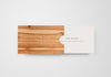 Wooden Box Business Card Mockup