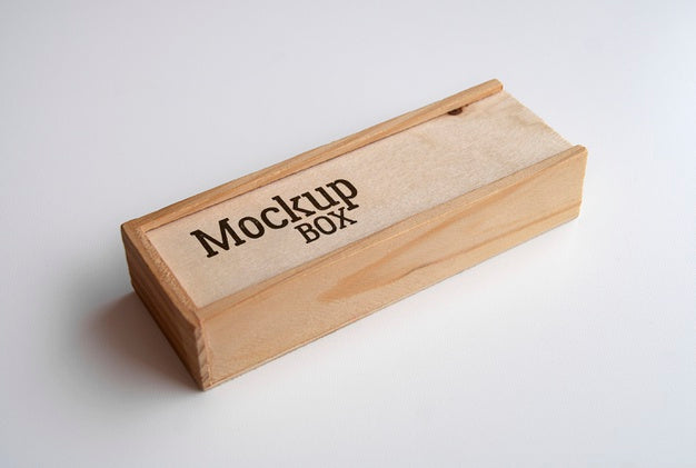 Wooden Box Mockup Psd