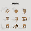Wooden Chair View Of Spring Scene Creator Psd