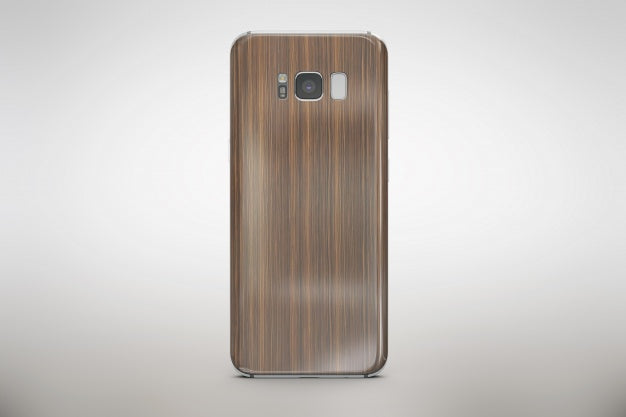 Wooden Smartphone Mock Up Psd