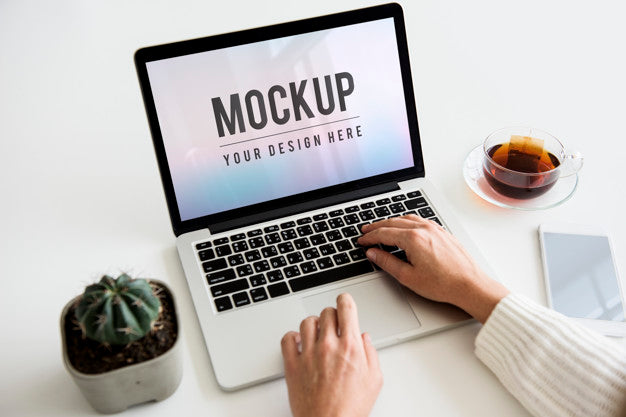 Work Station Table Business Technology Psd