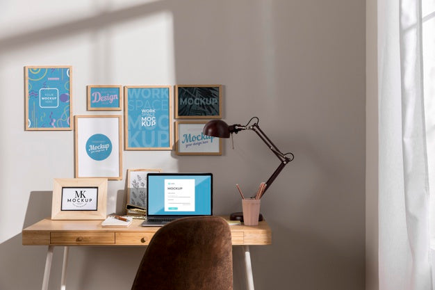 Workplace Mockup With Devices Psd