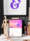 Workplace Mockup With Devices Psd