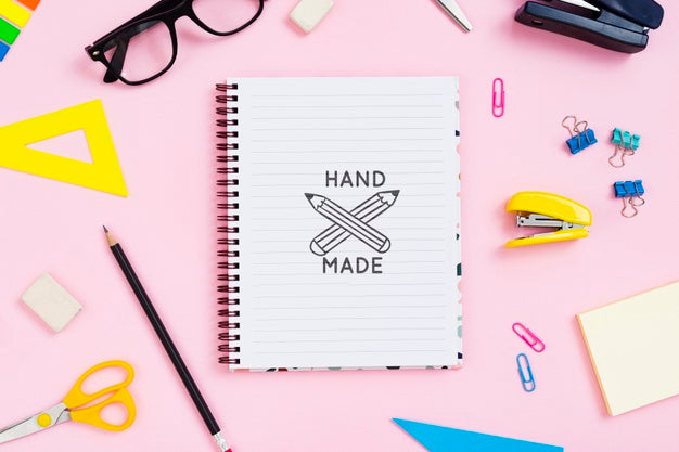 Workplace With Tools Mock-Up Psd