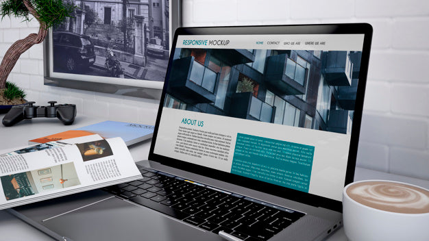 Workspace Mockup With Computer Psd