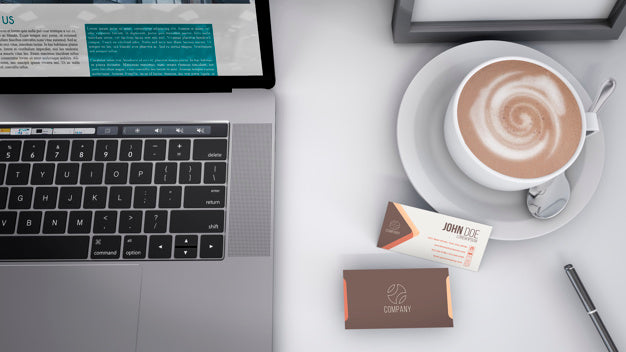 Workspace Mockup With Computer Psd