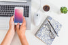 Workspace Mockup With Laptop And Smartphone Psd