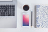 Workspace Mockup With Smartphone And Laptop Psd