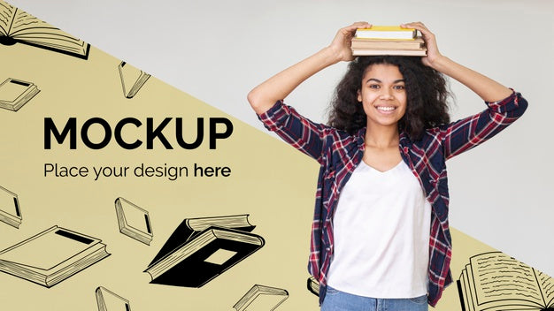 World Book Day Concept Mock-Up Psd