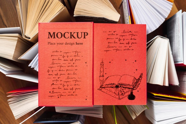 World Book Day Concept Mock-Up Psd