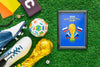 World Football Cup Mockup With Frame Psd
