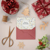 Wrapped Gifts And Christmas Card Psd