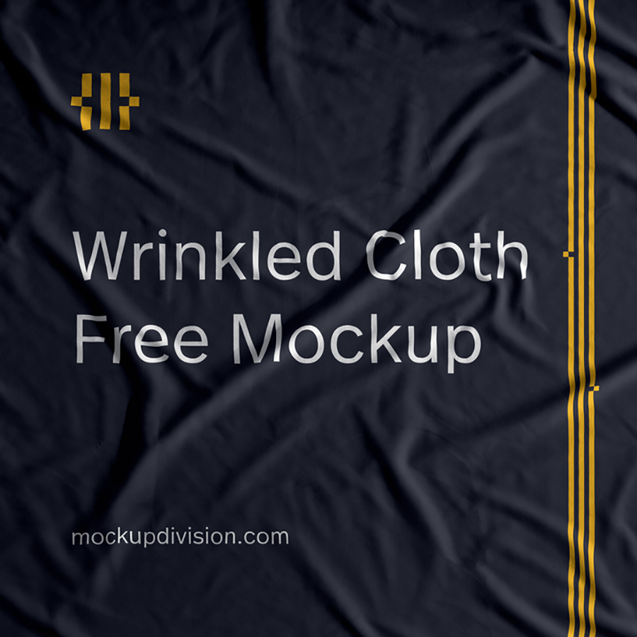 Wrinkled Cloth Mockup