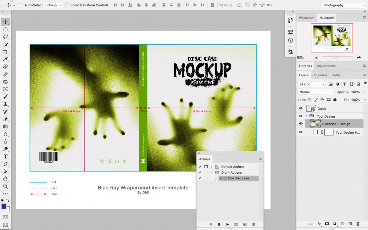 Xbox One Disc Case Mockup