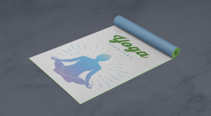 Yoga Mat Mockup Psd