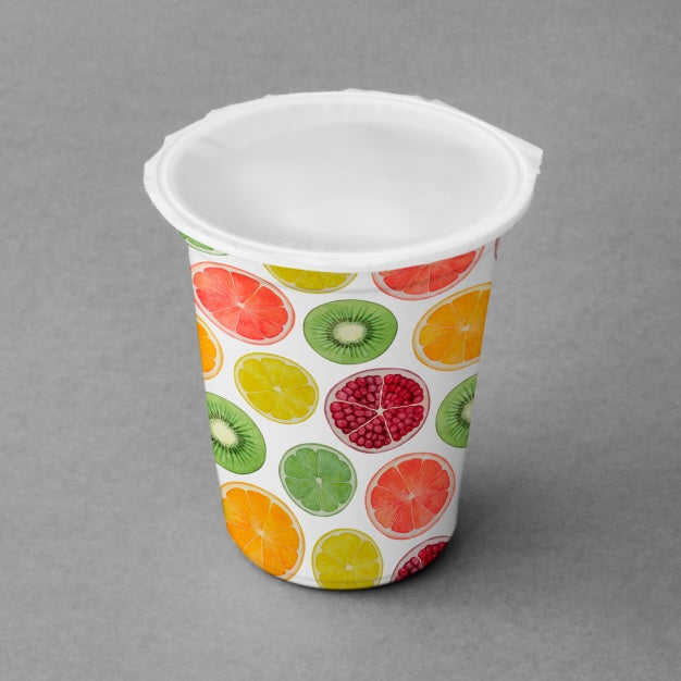 Yogurt Cup Mockup Psd