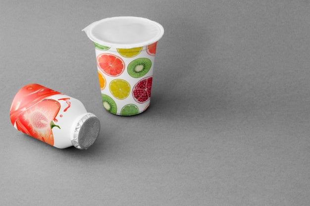 Yogurt Cup Mockup Psd