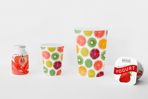 Yogurt Cup Mockup Psd