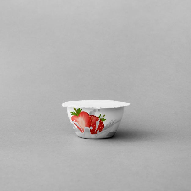 Yogurt Cup Mockup Psd