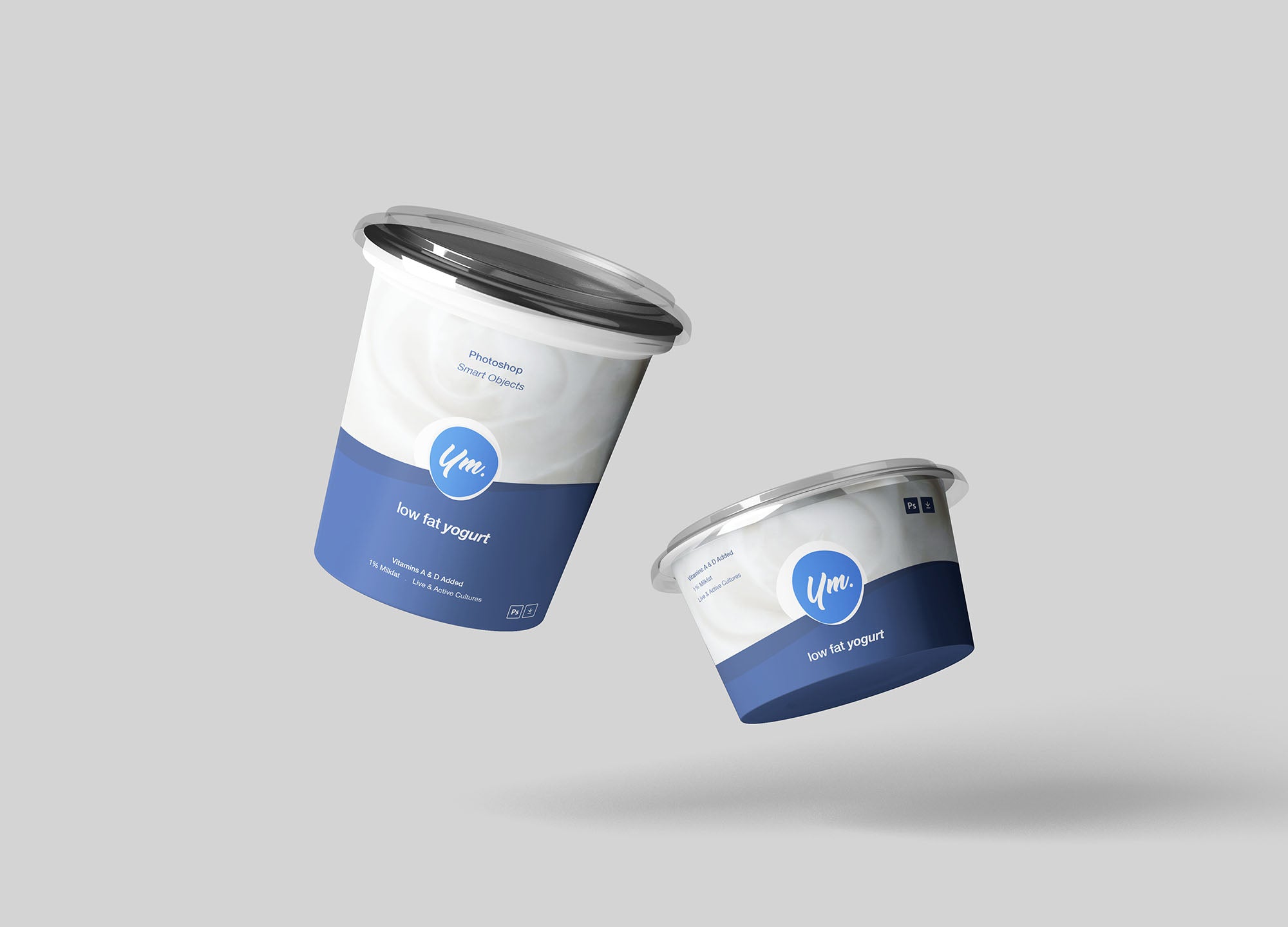 Yogurt Package Mockup