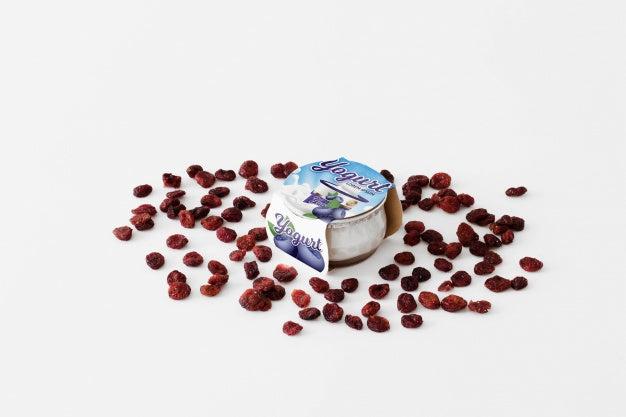 Yogurt Packaging Mockup Psd
