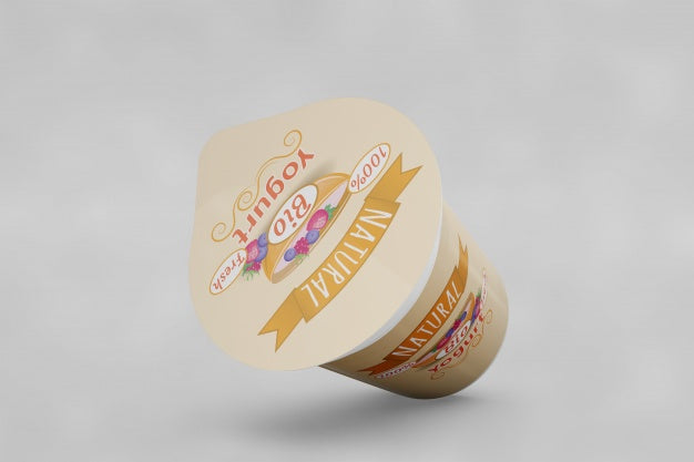 Yogurt Packaging Mockup Psd