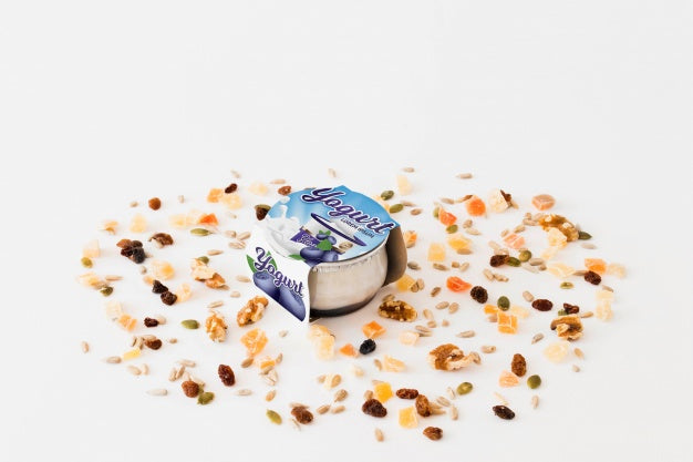 Yogurt Packaging Mockup Psd