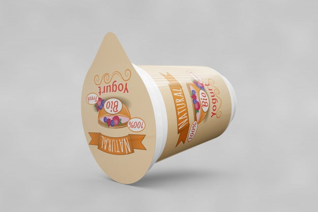 Yogurt Packaging Mockup Psd