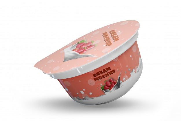 Yogurt Packaging Mockup Psd