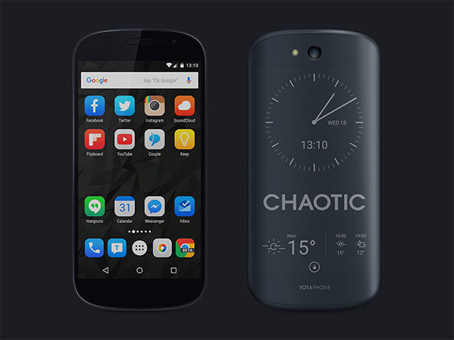 Yotaphone 2 Psd Mockup