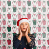 Young Girl With Santa Hat Mock-Up Psd