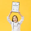 Young Kid Dressed Up As A Doctor Psd