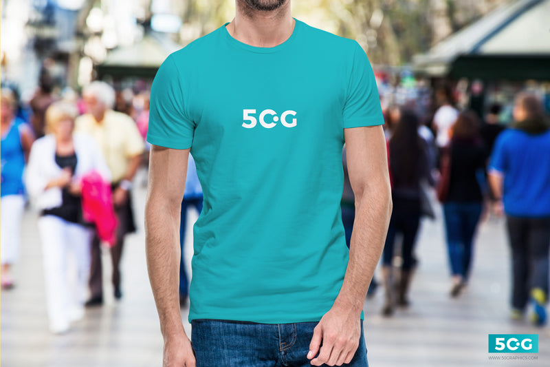 Young Man T-Shirt Psd Mockup