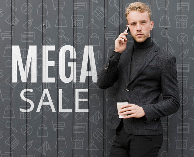 Young Man Talking Over Phone Psd