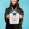 Young Student Holding Diploma With Mock-Up Psd