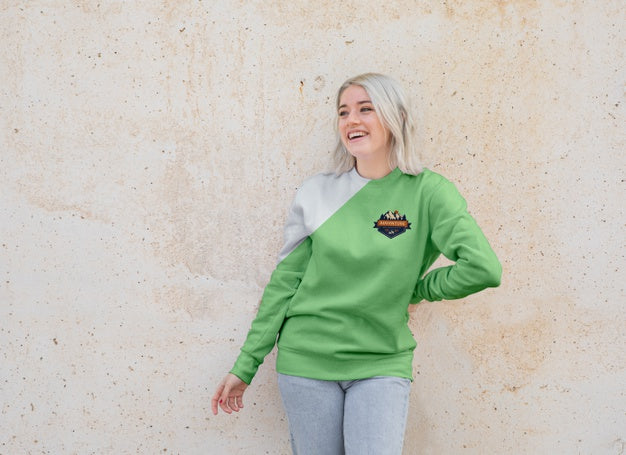 Young Woman With Hoodie Psd