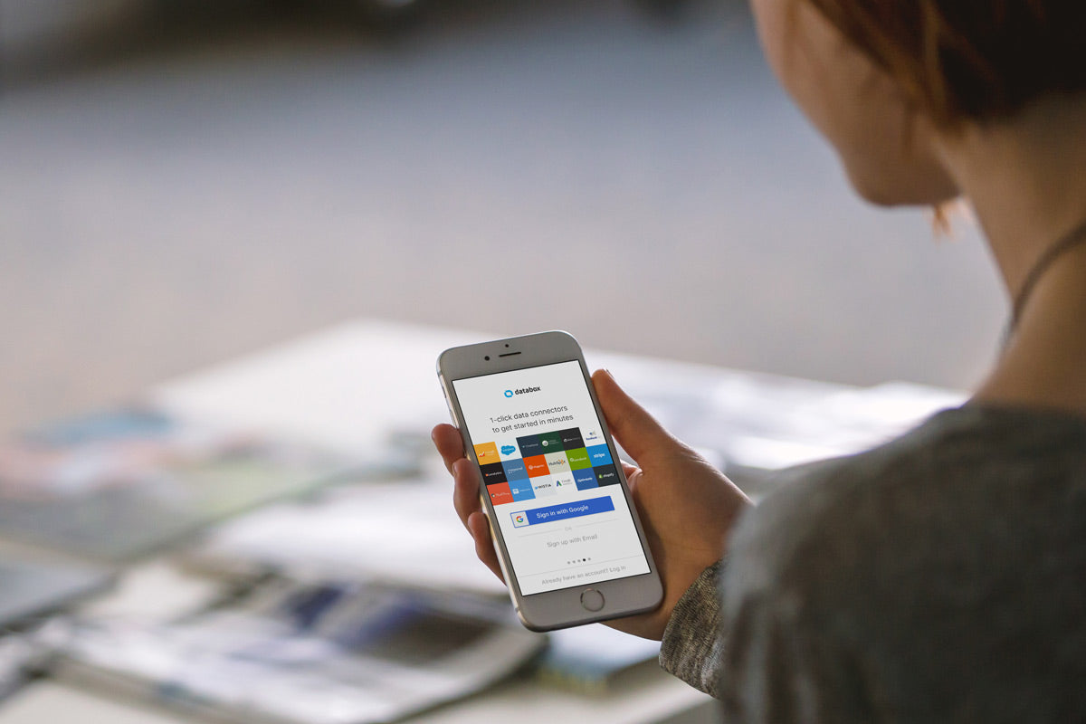 Young Woman Holding White iPhone 7