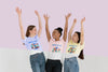 Young Women Representing The Inclusion Concept With Mock-Up T-Shirts Psd