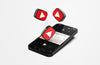 Youtube On Mobile Phone Mockup With 3D Icons Psd